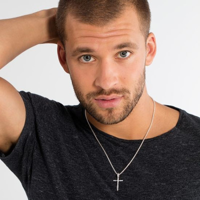 Pendentif Croix Rock, Argent, PE503-001-12 - Thomas Sabo