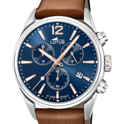 Montre Chronograph Bleu 18691/2 - Lotus