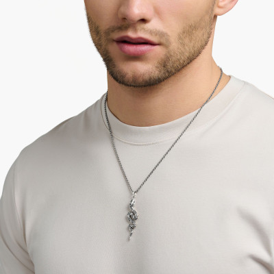 Pendentif Noirci Serpent, Argent 925 & Oxydes - PE945-643-11 - Thomas Sabo