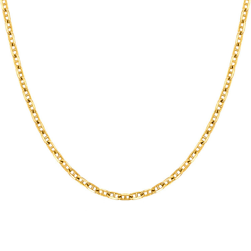 Chaîne Marine, Or Jaune 750 - 50 cm - Manillon