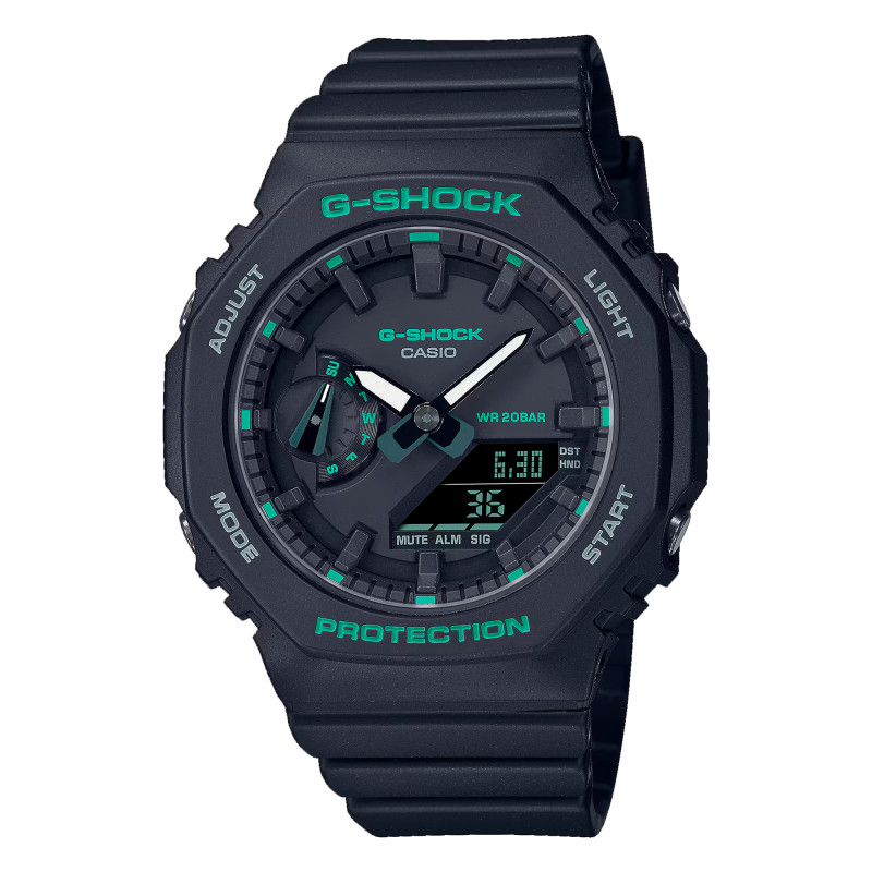 Montre G-Shock Green Accent, GMA-S2100GA-1AER - Casio G-Shock
