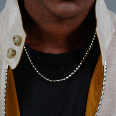 Collier Sphere Metal, Acier, 51 cm - 1580656 - Boss