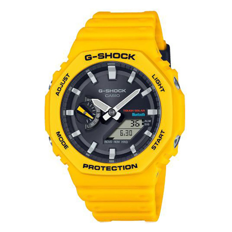 Montre G-Shock Solaire Connectée GA-B2100C-9AER, Jaune - Casio G-Shock