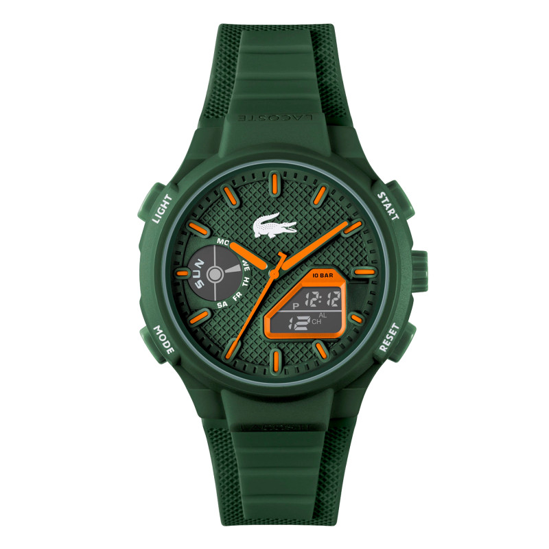 Montre Analogique Digitale, 45mm LC33 Kaki 2011367 - Lacoste