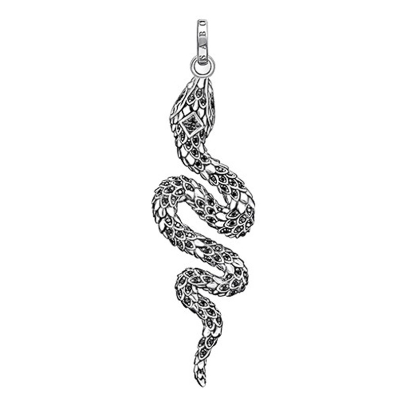 Pendentif Noirci Serpent, Argent 925 & Oxydes - PE945-643-11 - Thomas Sabo