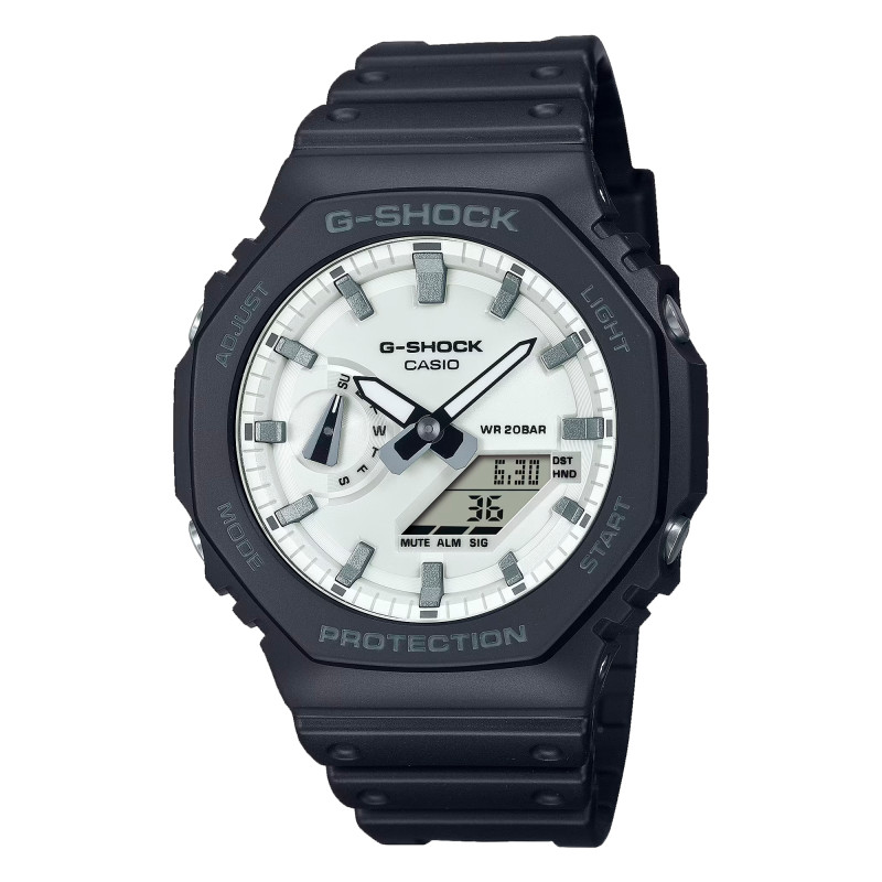 Montre Capsule Black & Brilliant White, GA-2100WD-1AER - Casio G-Shock