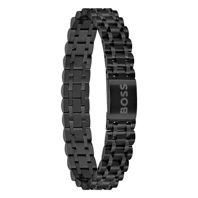 Bracelet Owan Acier Noir, 17,50 à 19 cm - 1580646 - Boss