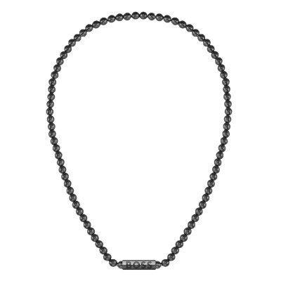 Collier Sphere Metal, Acier Noir, 51 cm - 1580657 - Boss