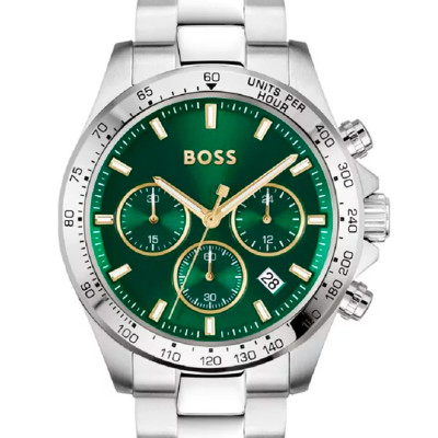 Montre Hero Vert, Acier 1514217 - Boss