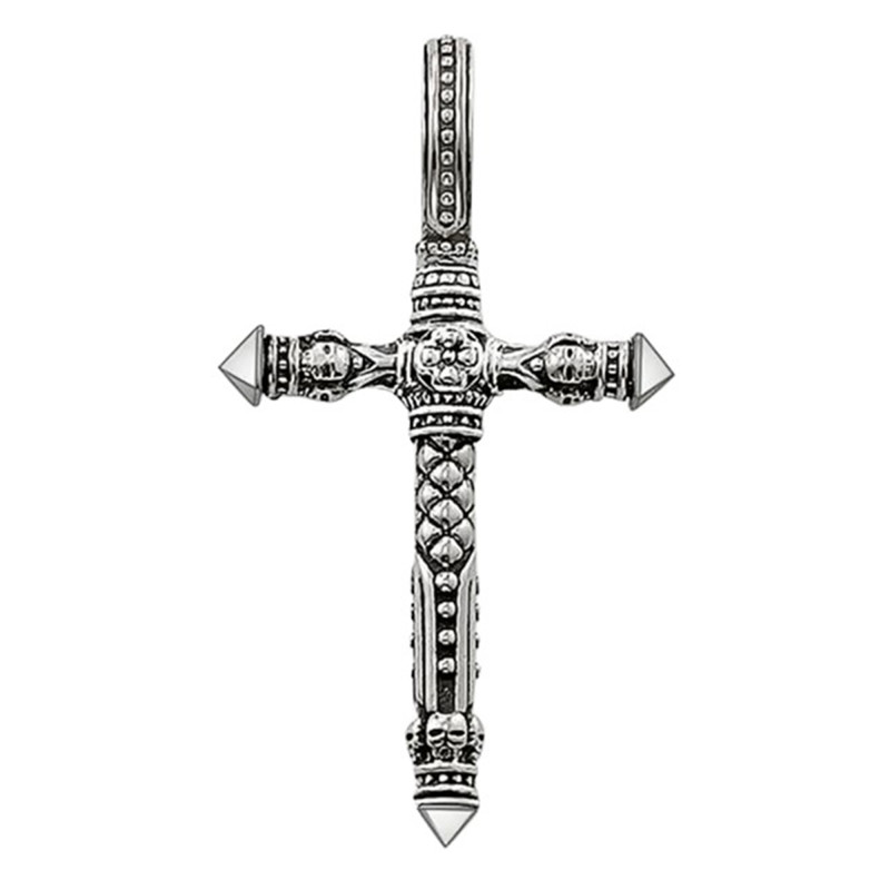 Pendentif Croix Rock, Argent, PE503-001-12 - Thomas Sabo