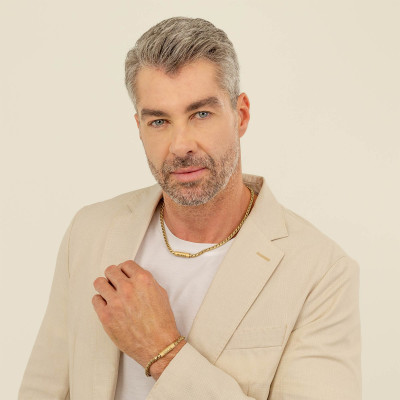 Collier Doran, Acier Doré, 56 cm - 1580694 - Boss