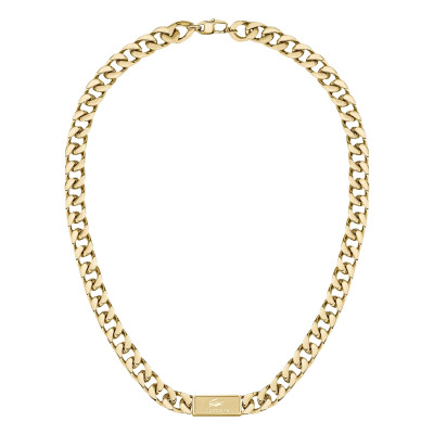 Collier Backhand,Acier Doré - 2040434, 54 cm - Lacoste