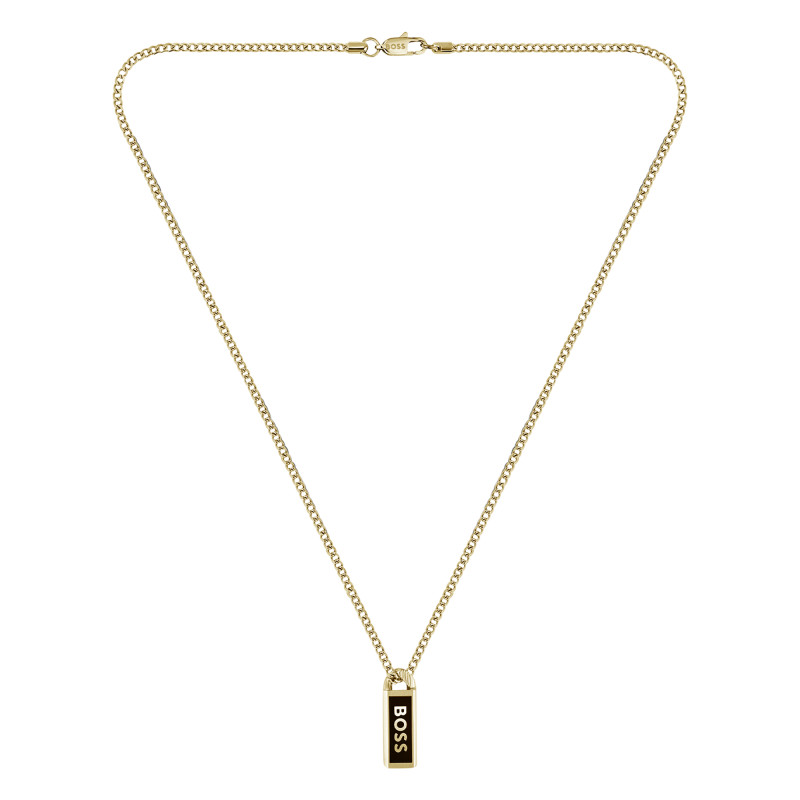 Collier Kassy Emblem, Acier Doré, 56 cm - 1580678 - Boss