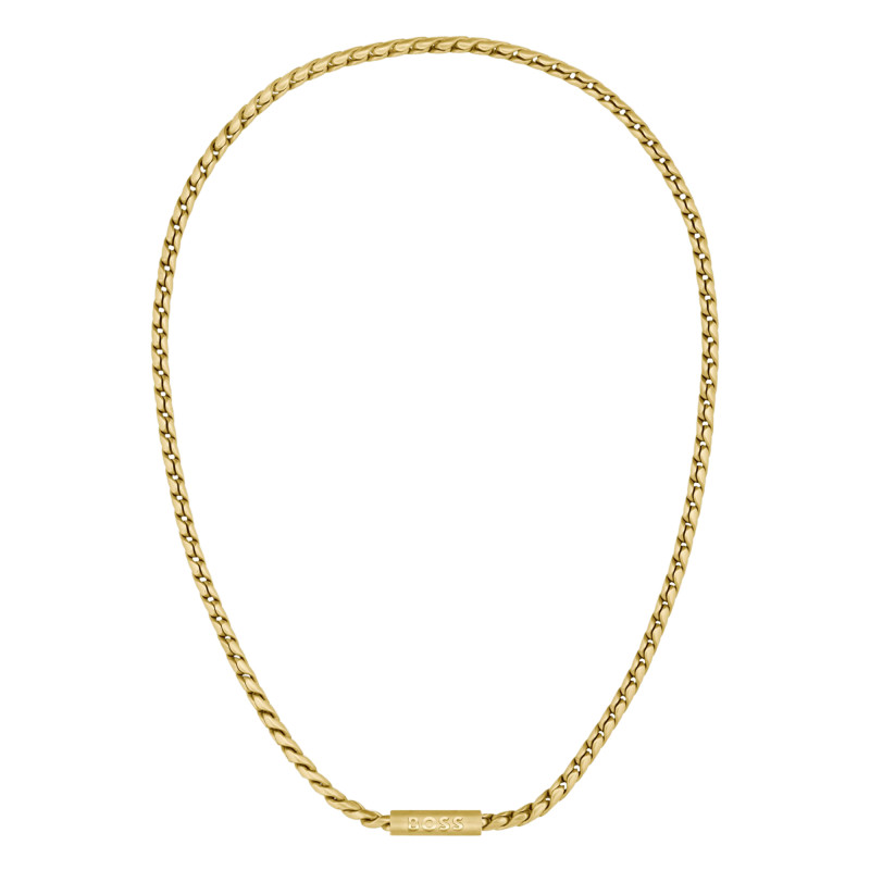 Collier Doran, Acier Doré, 56 cm - 1580694 - Boss
