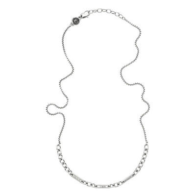 Collier Only The Brave, Acier DX1329040, 65 cm - Diesel