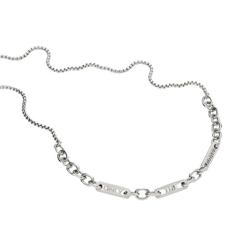 Collier Only The Brave, Acier DX1329040, 65 cm - Diesel