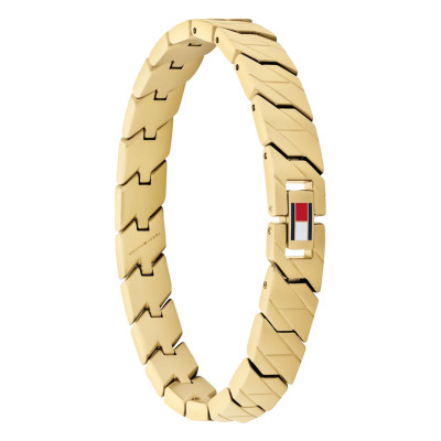 Bracelet Lars Texturé Acier Doré, 19 cm - 2790620 - Tommy Hilfiger