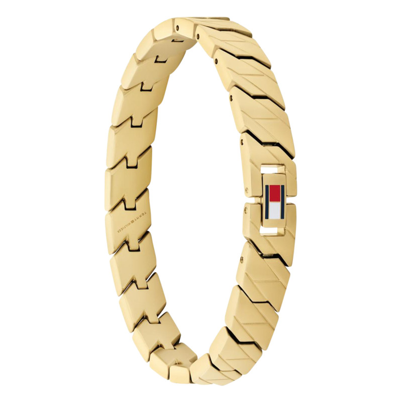 Bracelet Lars Texturé Acier Doré, 19 cm - 2790620 - Tommy Hilfiger