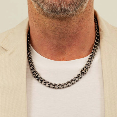 Collier Double B Absolute, Acier, 56 cm - 1580744 - Boss