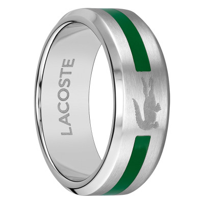 Bague Lacoste Baseline, Acier 2040083G - Lacoste