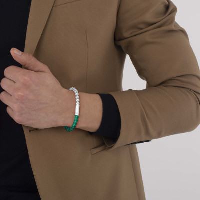 Bracelet Scottie Boules Acier, 18 cm - 2040245 - Lacoste