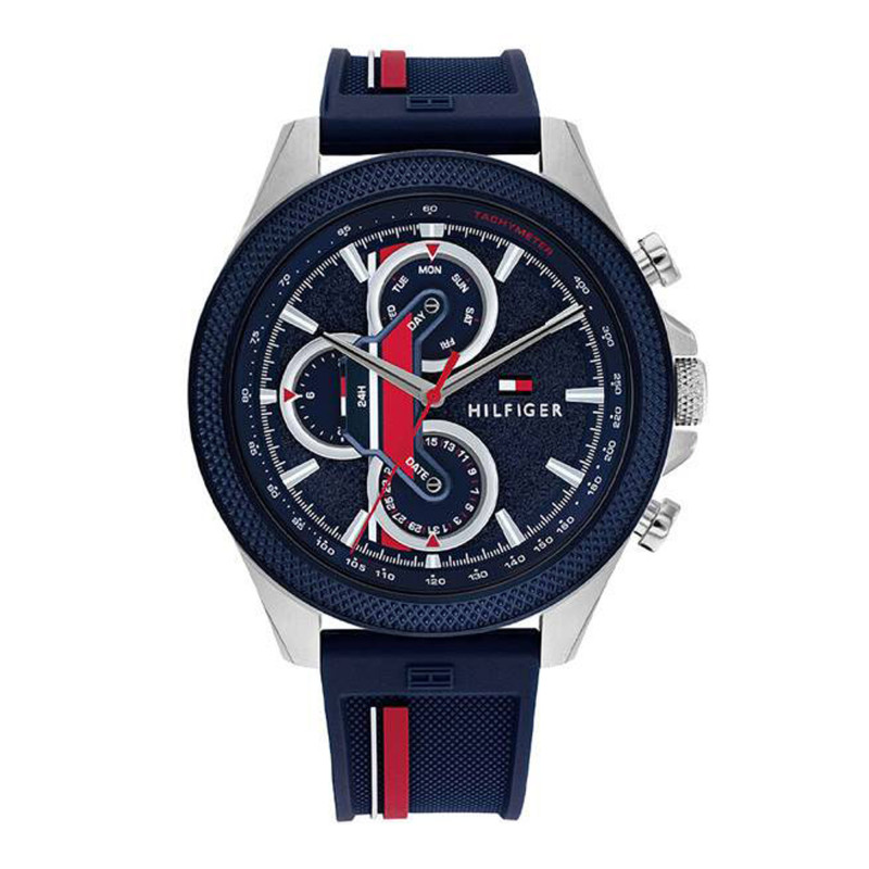 Montre Clark Bleu, Acier 1792083 - Tommy Hilfiger