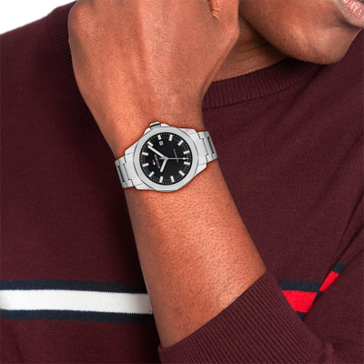 Montre Lars Noir, Acier 1710692 - Tommy Hilfiger