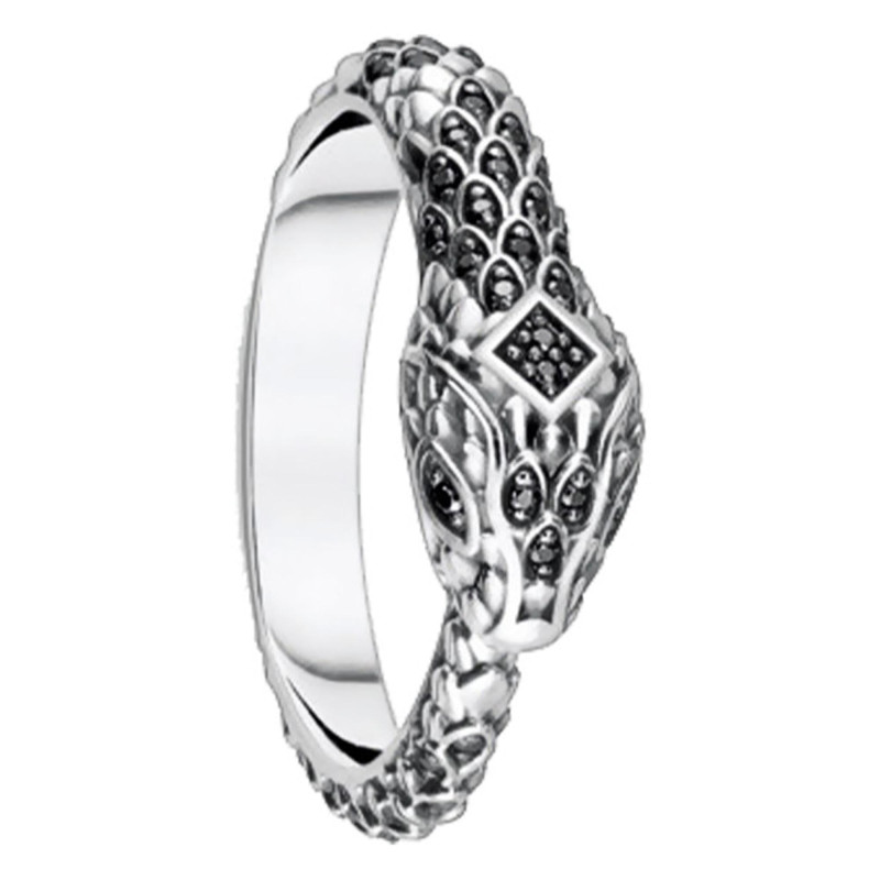 Bague Serpent Argent 925 noirci & oxydes - TR2419-643-11 - Thomas Sabo