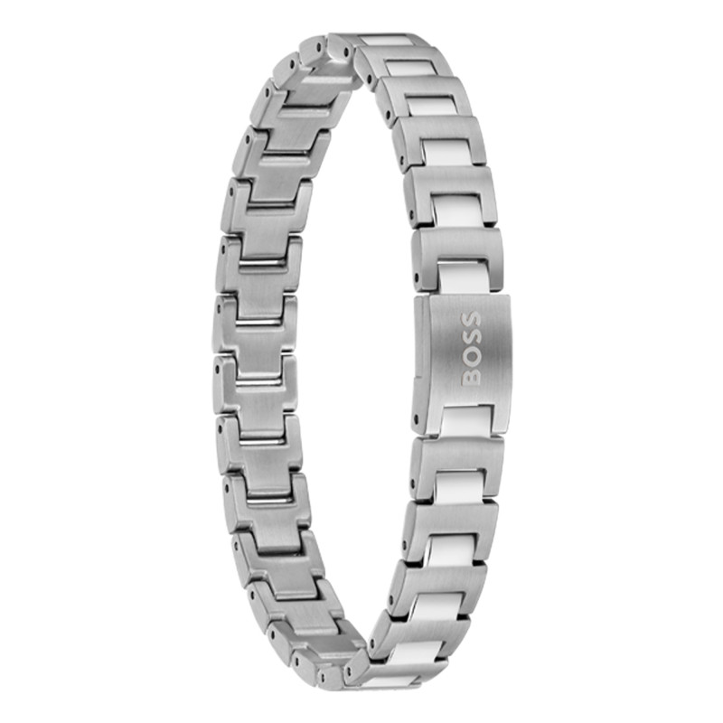 Bracelet Candor Jewelry, Acier Gris, 19 cm - 1580751 - Boss