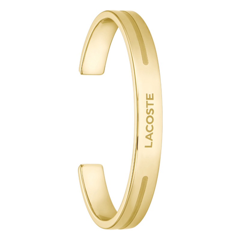 Bracelet Aventurer, Acier Inoxydable Doré, Largeur 8 mm - 2040527 - Lacoste