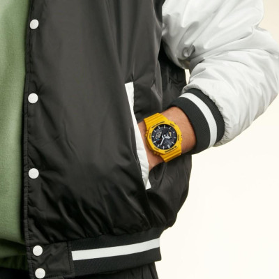 Montre G-Shock Solaire Connectée GA-B2100C-9AER, Jaune - Casio G-Shock