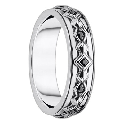 Bague Argent 925 & Pierres Noires - TR2306-643-11 - Thomas Sabo