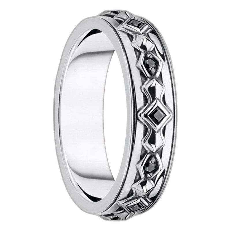 Bague Argent 925 & Pierres Noires - TR2306-643-11 - Thomas Sabo