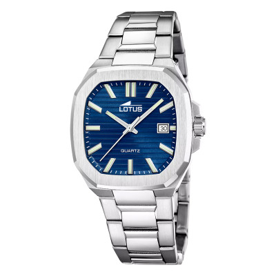 Montre Square Series, Acier 19047/2 - Lotus