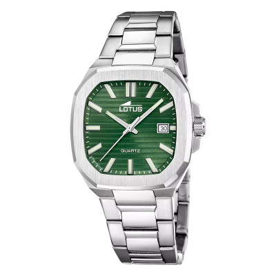 Montre Square Series, Acier 19047/3 - Lotus