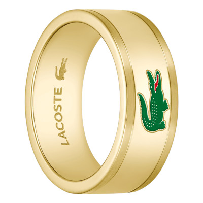 Bague Arthor, Acier Inoxydable Doré, Largeur 6 mm - 2040496H - Lacoste